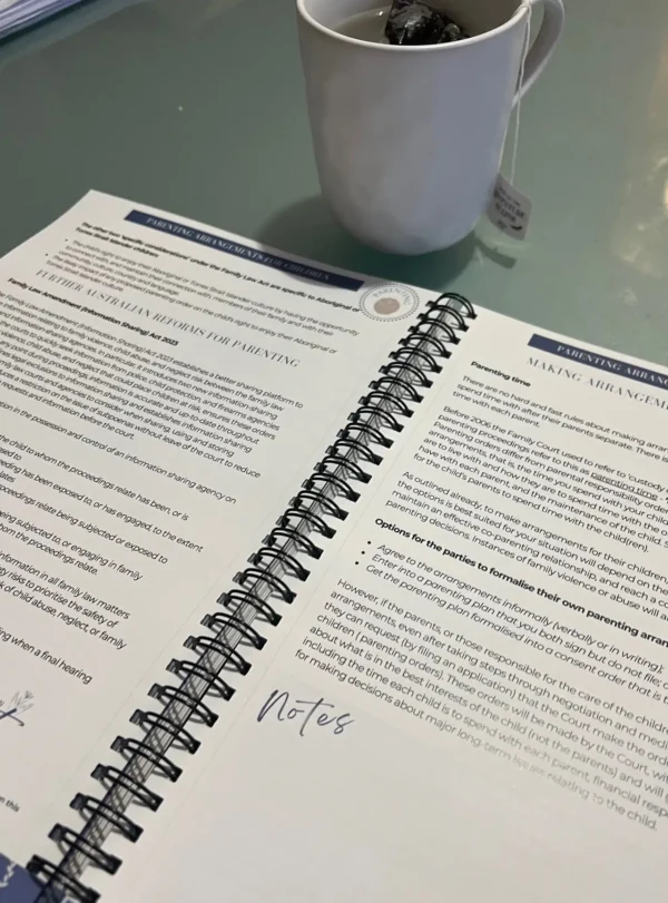 Divorce Planner Contents