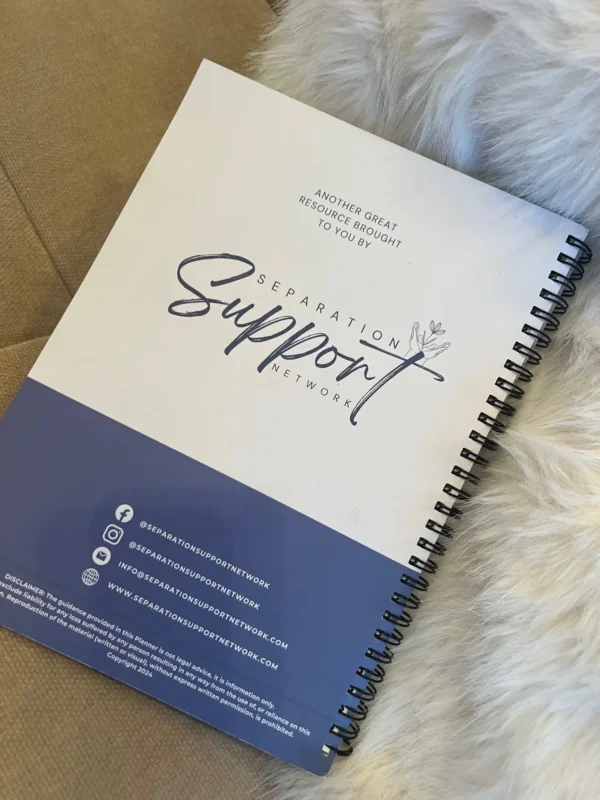 Divorce Planner Contents